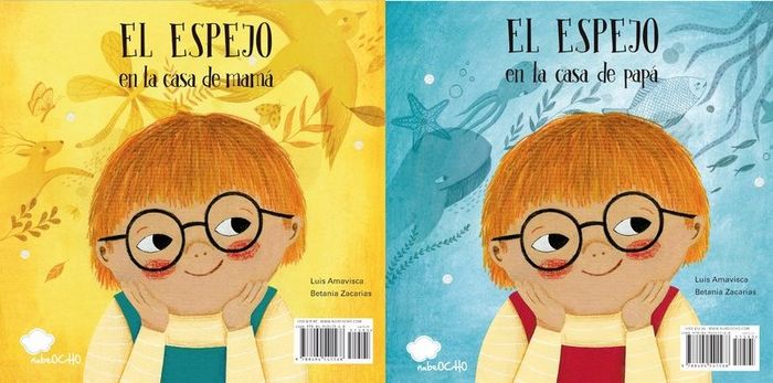 ESPEJO EN LA CASA DE MAMA EL ESPEJO EN LA CASA DE PAPA,EL | AMAVISCA,LUIS | NUBEOCHO | 9788494541568 Imagen principal del producto