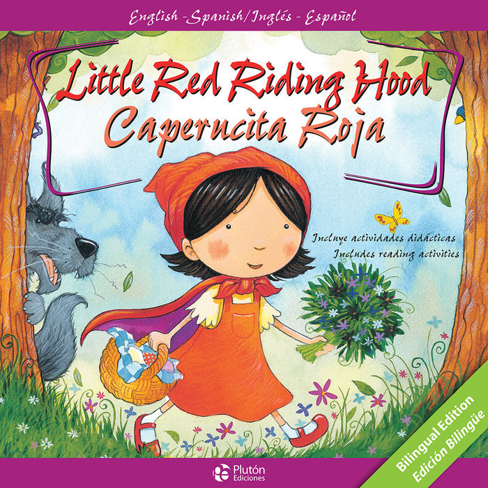 LITTLE RED RIDING HOOD CAPERUCITA ROJA | Aa,vv, | 9788494653186 (Pluton kids) Imagen principal del producto