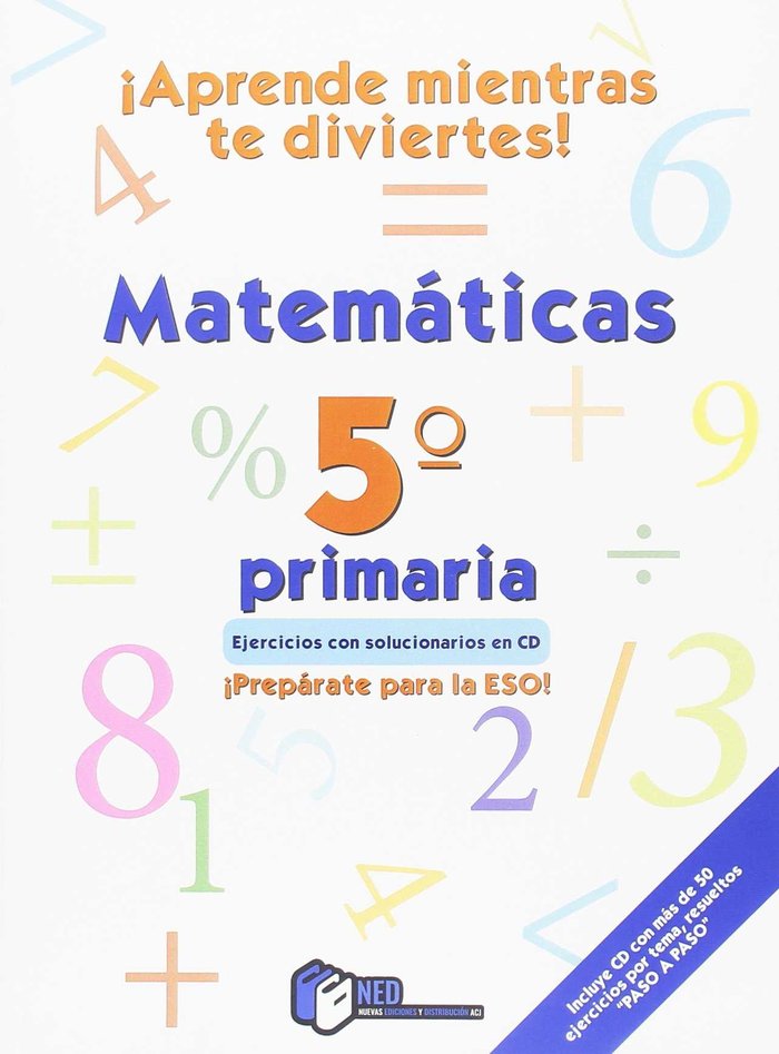 MATEMÁTICAS 5o PRIMARIA | Varios autores | 9788494722615 (Ned Acj Sl) Imagen principal del producto