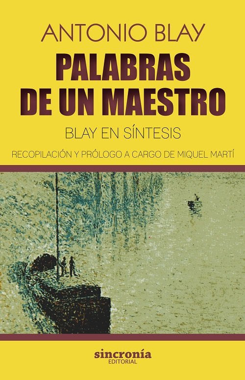 PALABRAS DE UN MAESTRO - 9788494847165 Imagen principal del producto