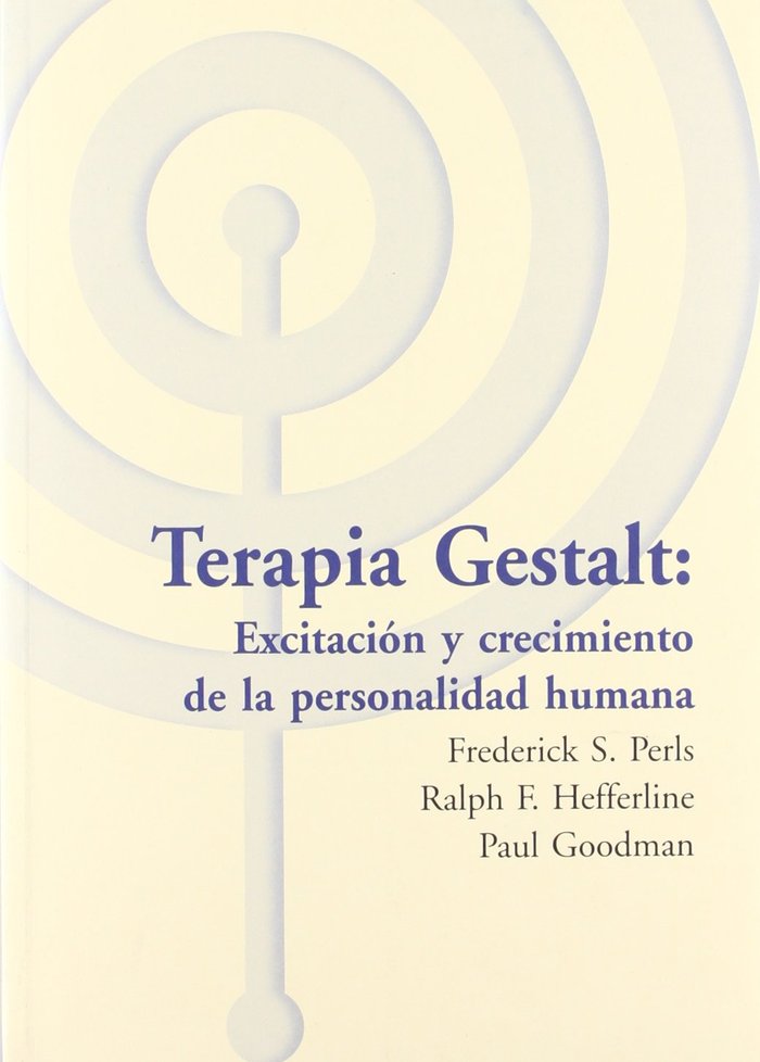 TERAPIA GESTALT EXCITACION Y CRECIMIENT - 9788495289278 Imagen principal del producto