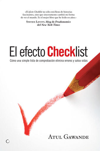 EFECTO CHECKLIST,EL | GAWANDE,ATUL | ANTONI BOSCH | 9788495348562 Imagen principal del producto