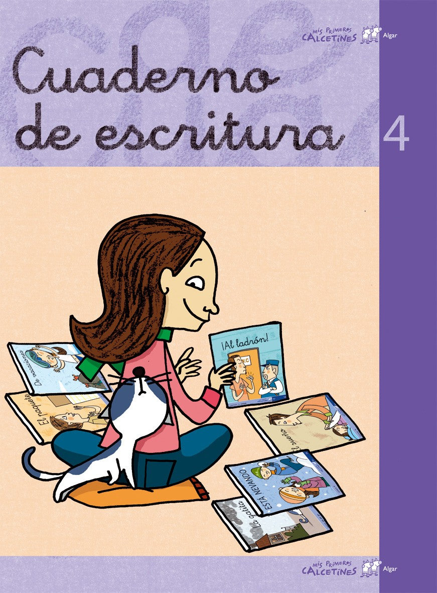 Cuaderno escritura 4. Aa. Vv. (ALGAR EDITORIAL) 9788496514683 Imagen principal del producto