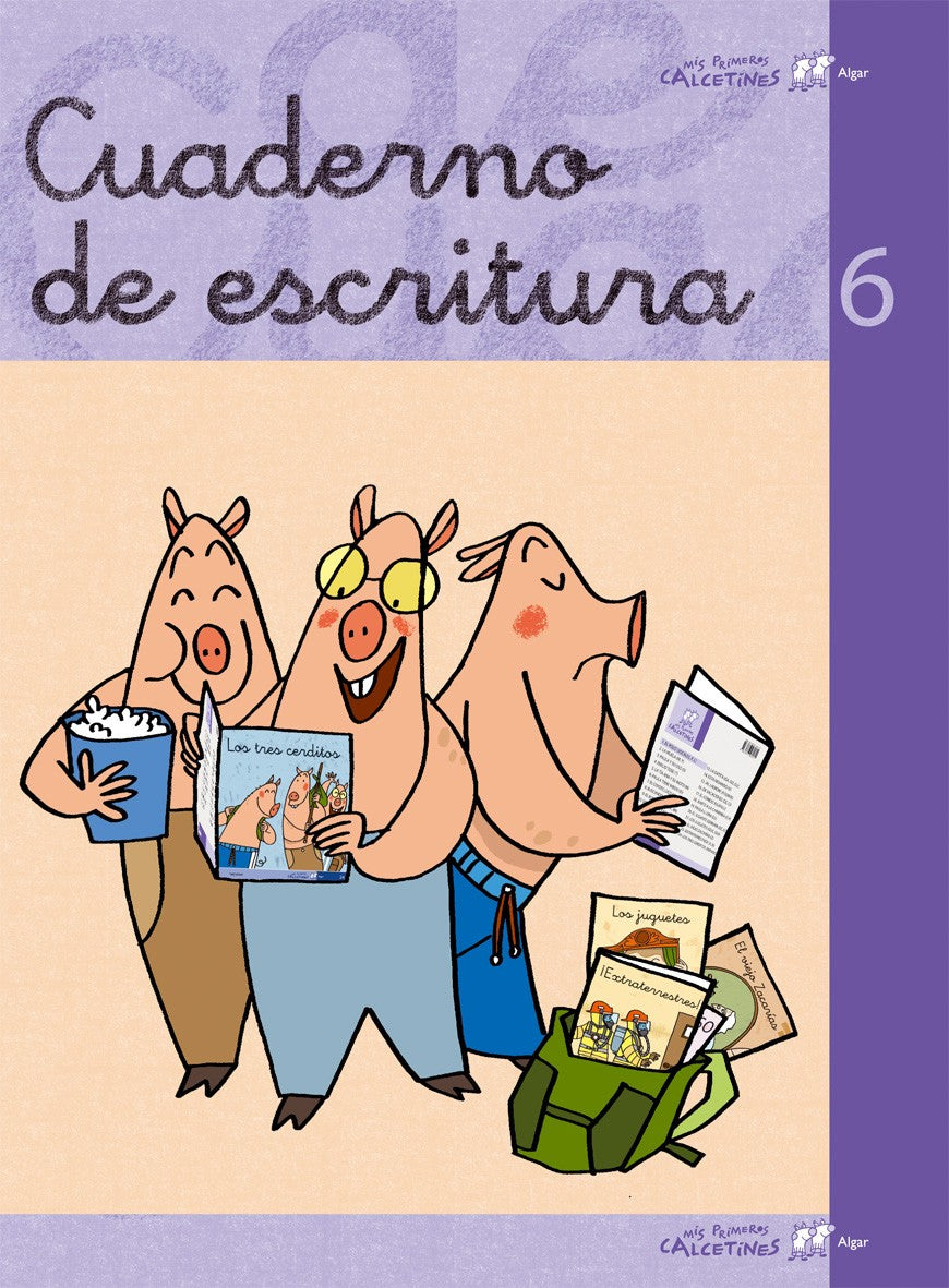 Cuaderno escritura 6. Aa. Vv. (ALGAR EDITORIAL) 9788496514706 Imagen principal del producto