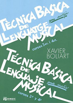 Tècnica Básica de Llenguatge Musical 3R-4T (Dinsic Public.) - 9788496753990