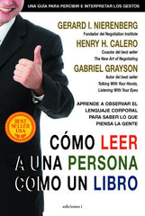 COMO LEER A UNA PERSONA COMO A UN LIBRO - 9788496851672