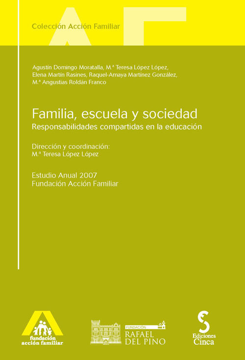 FAMILIA ESCUELA Y SOCIEDAD | AA,VV | CINCA | 9788496889200