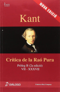 Kant - Critica De La Rao Pura (Proleg B Vii-Xxxvii). Aa. Vv. (Dialogo) 9788496976276