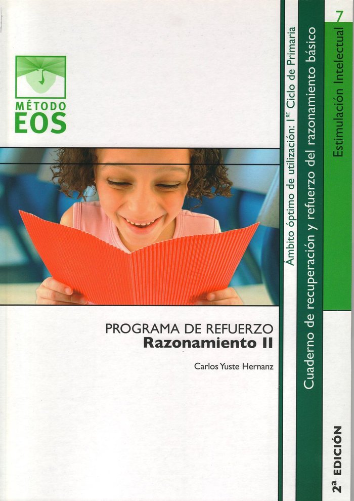 PROGRAMA REFUERZO RAZONAMIENTO II 2ªED - 9788497270748 Imagen principal del producto