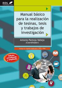 MANUAL BASICO PARA LA REALIZACION TESINAS TESIS Y TRABA NE - 9788497276115 Imagen principal del producto