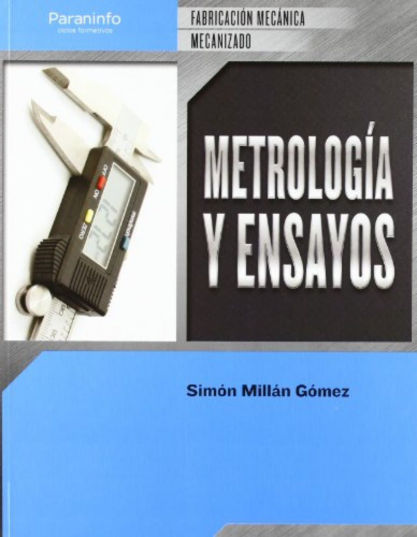 ✅ METROLOGÍA Y ENSAYOS - 9788497328845 Imagen principal del producto