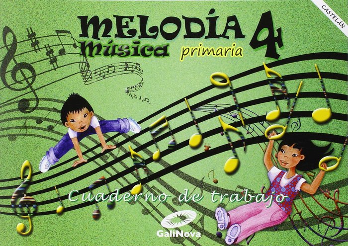 Cuaderno Música 4º EP Galicia Melodia (Galinova) - 9788497372510