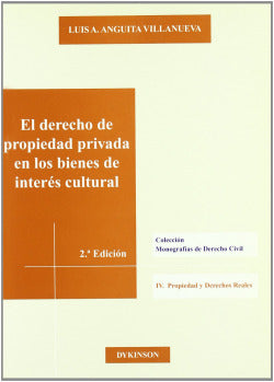 DERECHO DE PROPIEDAD PRIVADA EN LOS BIENES DE INTERES CULTUR - 9788497729093