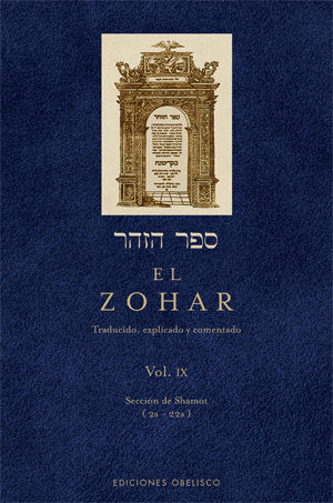 ZOHAR,EL VOL IX I Aa,Vv I Obelisco I 9788497776356 Imagen principal del producto