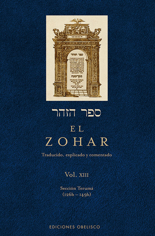 ZOHAR XIII I Aa,Vv I Obelisco I 9788497778305 Imagen principal del producto
