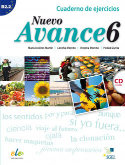 Nuevo Avance 6 EJERCICIOS+CD.(B2.2) (Sgel) - 9788497786744
