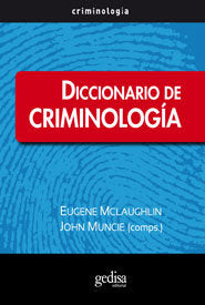 DICCIONARIO DE CRIMINOLOGIA - 9788497843249 Imagen principal del producto