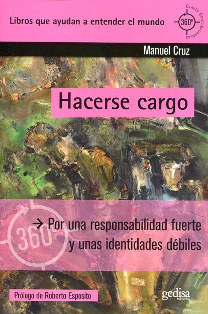 HACERSE CARGO | CRUZ,MANUEL | GEDISA | 9788497849784 Imagen principal del producto