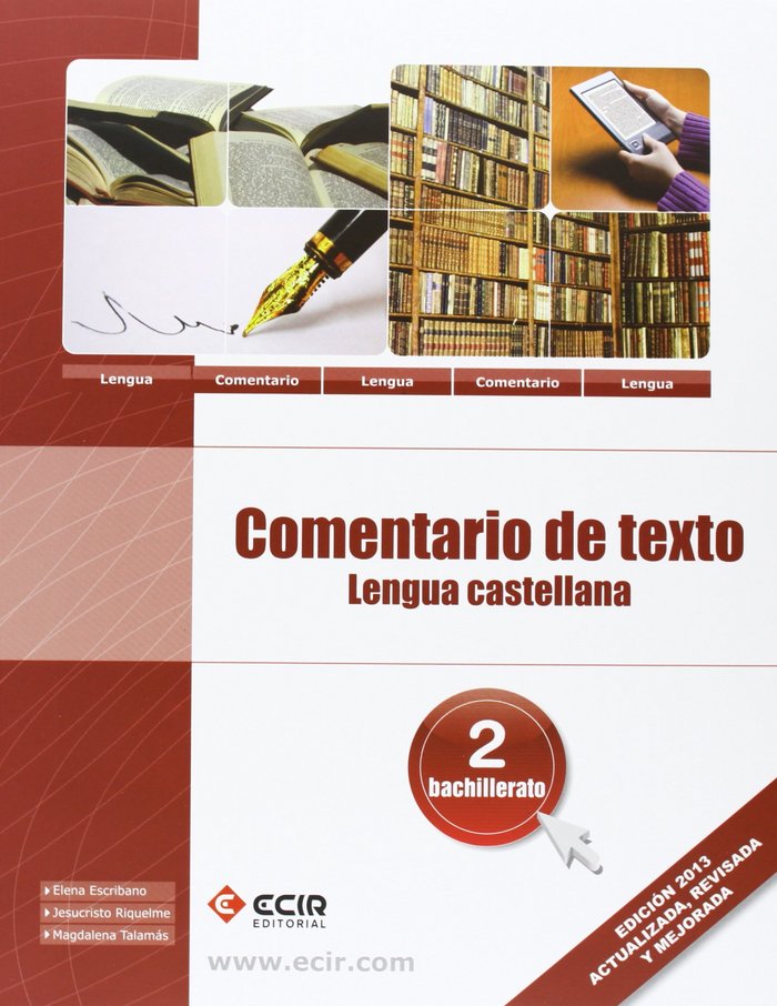 Comentario de Texto +cuad Selectividad (Ecir) - 9788498266931