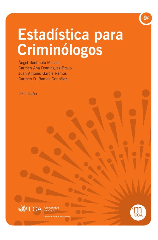 ESTADISTICA PARA CRIMINOLOGOS 2ª EDICION - 9788498289657 Imagen principal del producto
