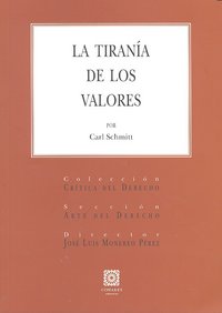 TIRANIA DE LOS VALORESLA - 9788498367102 Imagen principal del producto