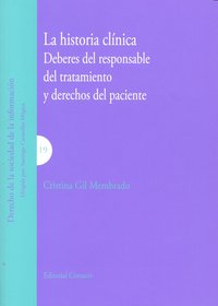 HISTORIA CLINICA DEBERES DEL RESPONSABLE DEL TRATAMIENTO - 9788498367676 Imagen principal del producto