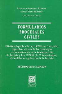 FORMULARIOS PROCESALES CIVILES 15ªED - 9788498368871 Imagen principal del producto