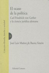 OCASO DE LA POLITICA - 9788498369434