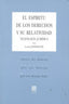 ESPIRITU DE LOS DERECHOS Y SU RELATIVIDADEL - 9788498369779