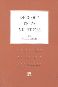 PSICOLOGIA DE LAS MULTITUDES - 9788498369793 Imagen principal del producto