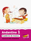 Andantino 1. Proyecto Faro: Cuaderno de música. Primer ciclo de Primaria. 1º curso. Aa. Vv. (ALGAR EDITORIAL) 9788498453355