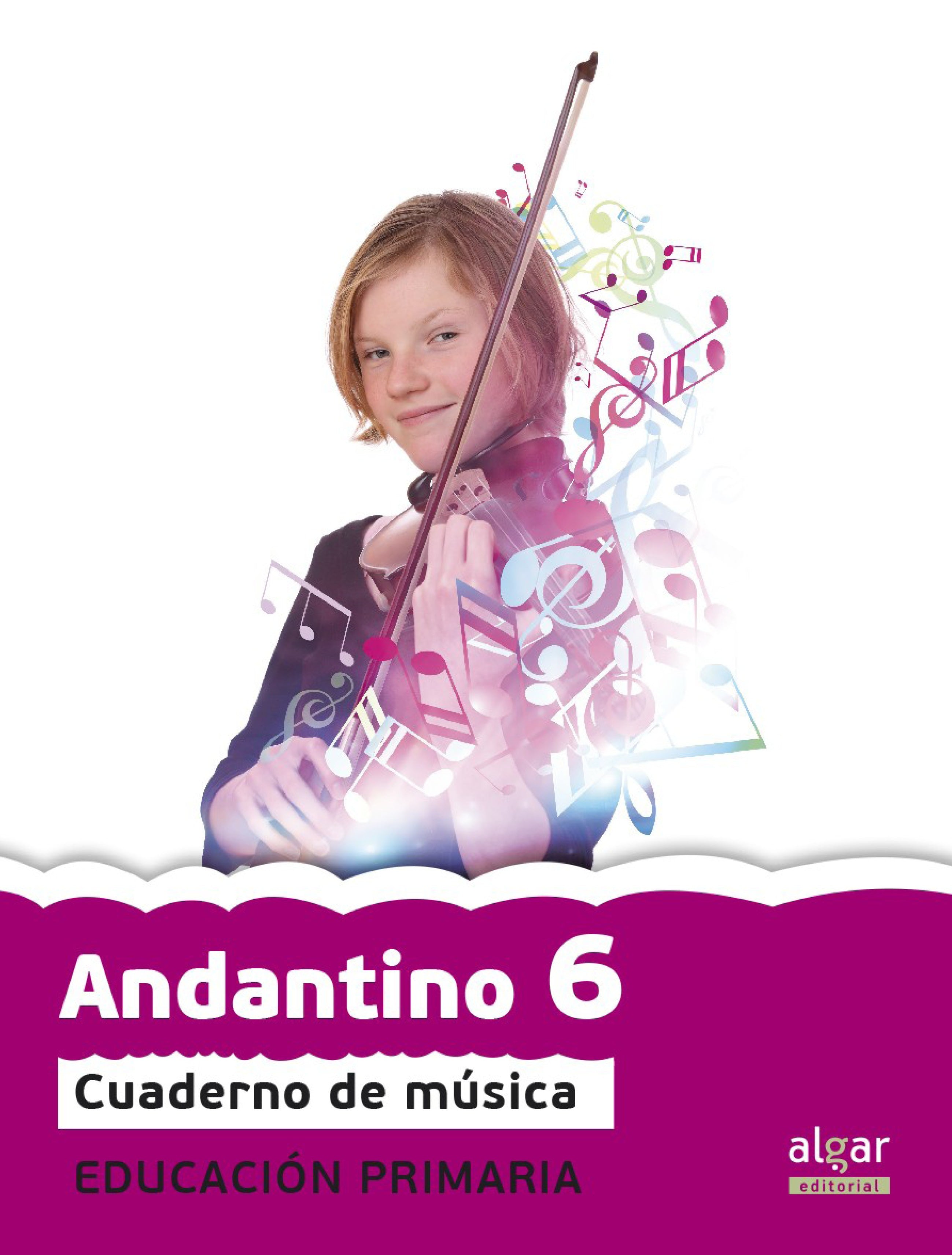 Andantino 6. Proyecto Faro: Música. Tercer ciclo de Primaria. 6o curso. Aa. Vv. (ALGAR EDITORIAL) 9788498455366 Imagen principal del producto