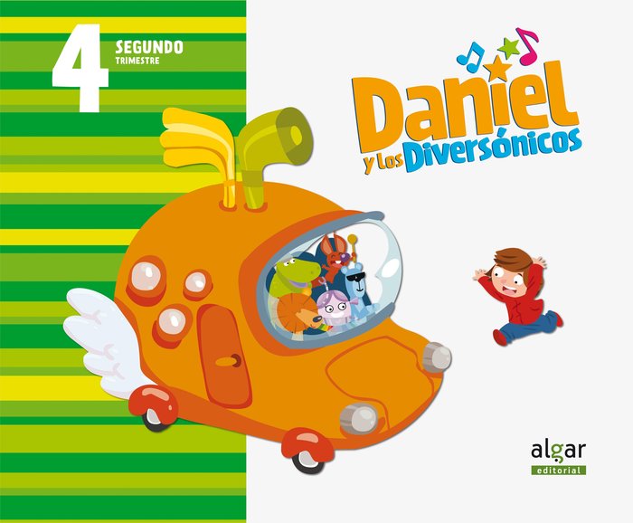 DANIEL Y DIVERSONICOS 4AÑOS 2oTRIMESTRE | AA,VV | 9788498459487 (Algar Texto) Imagen principal del producto