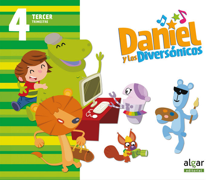 DANIEL Y DIVERSONICOS 4AÑOS 3oTRIMESTRE | AA,VV, | 9788498459494 (Algar Texto) Imagen principal del producto
