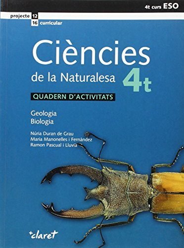 Quadern CCNN Biología Geología 4º ESO Cataluña 08 (Claret Texto) - 9788498461732