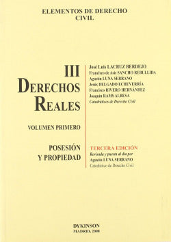ELEMENTOS DE DERECHO CIVIL III VOLI DERECHOS REALES - 9788498493030 Imagen secundaria del producto