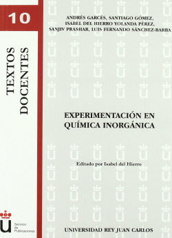 EXPERIMENTACION EN QUIMICA INORGANICA - 9788498494013