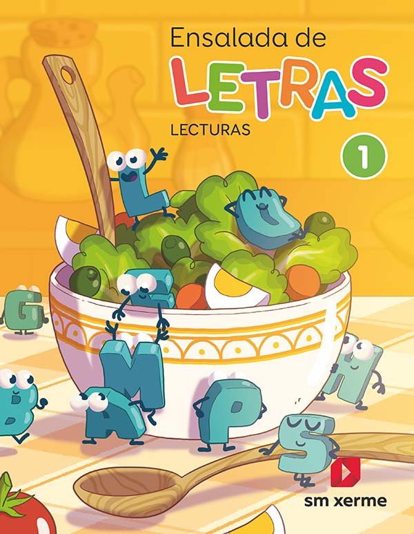 LECTURAS 1oEP ENSALADA LETRAS GALICIA 19 | ORO PRADERA, BEGOÑA | 9788498546835 (Xerme Sm) Imagen principal del producto