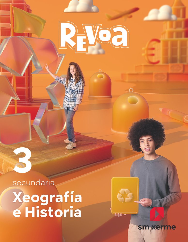 Xeografia e Historia 3º ESO Galicia 22 Revoa (Xerme Sm) - 9788498548969