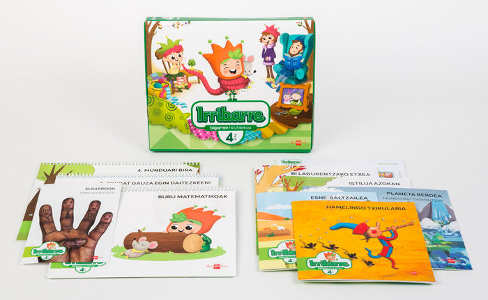 IRRIBARRE, 4 URTE, 2 HIRUHILEKOA | ABELLAN PEREZ, TERESA/BERNABEU RUIZ, JAV | 9788498554656 (Ikasmina Argitaletxea Sm)