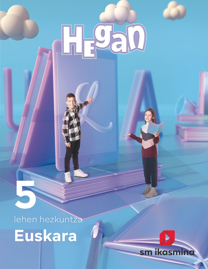 Euskara Lehen Hezkuntza 5º EP 22 Hegan (Ikasmina Argitaletxea Sm) - 9788498558548
