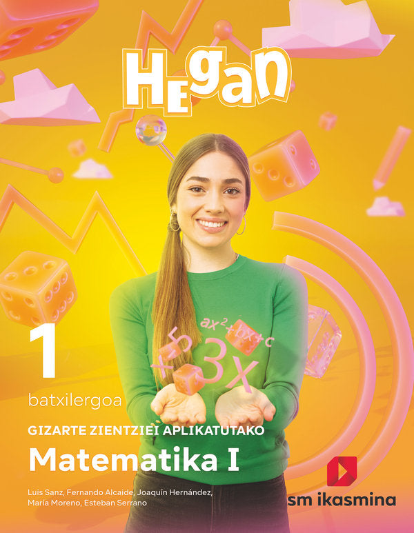 ✅ GIZARTE ZIENTZIEI APLIKAT,MATEMATIKA 1ºNB 22 I EQUIPO EDITORIAL SM I IKASMINA ARGITALETXEA SM I 9788498558883 Imagen principal del producto