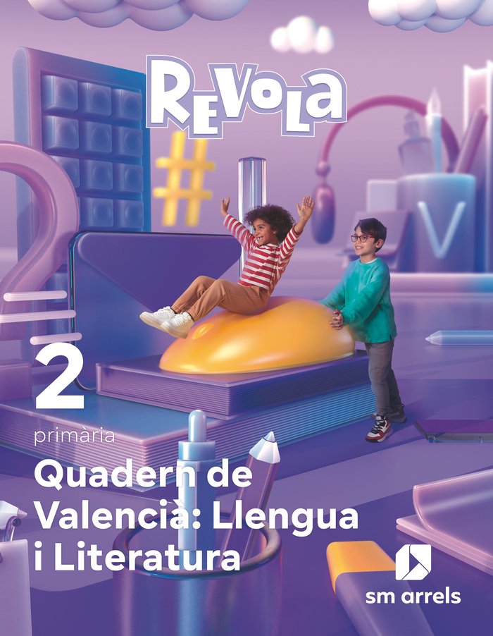 LLENGUA 2º de Primaria CUADERNO REVUELA 23 | AA,VV | 9788498560954 (Sm) Imagen principal del producto