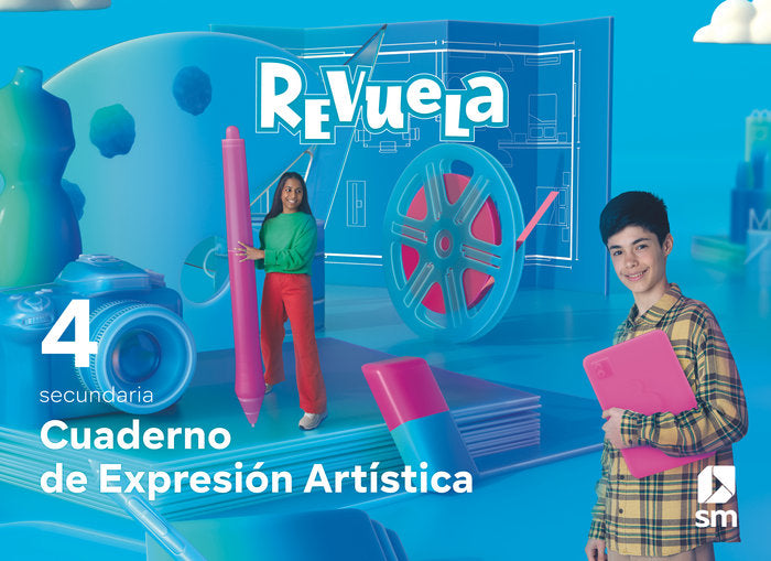 Cuaderno Expresión artística. 4 Secundaria. Revuela | Varios autores | 9788498561395 (SM) Imagen principal del producto