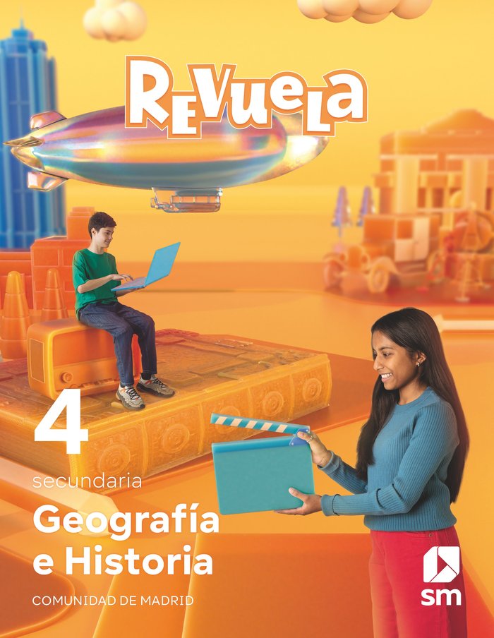 Geografía e Historia. 4 Secundaria. Revuela. Comunidad de Madrid | Varios autores | 9788498561579 (SM)