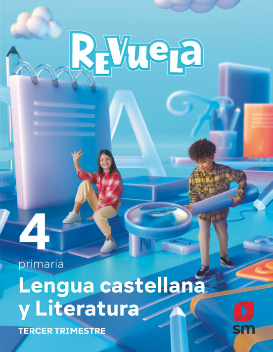 ✅ LENGUA CASTELLANA 4º EDUCACION PRIMARIA TRIMESTRES PROYECTO REVUELA ED 2023 MEC VV.AA. EDICIONES SM - 9788498561661 Imagen principal del producto