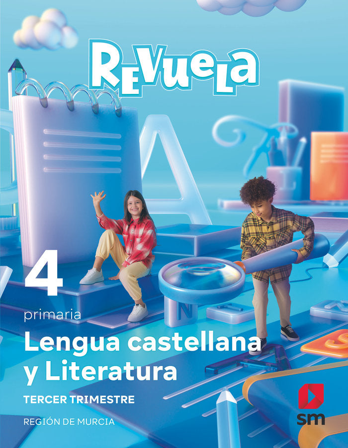 Lengua Castellana y Literatura. 4 Primaria. Trimestres. Revuela. Región de Murcia | Varios autores | 9788498561692 (Sm)