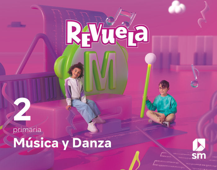 MUSICA Y DANZA 2º de Primaria REVUELA 23 | CABALLERO, CRISTINA/BIENVENIDO, JESUS/GI | 9788498562354 (Sm) Imagen principal del producto