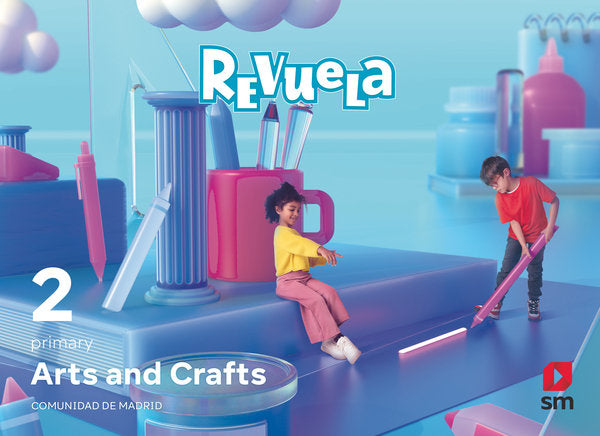ARTS & CRAFTS 2º de Primaria MADRID REVUELA 23 | AA,VV | 9788498562828 (Sm)