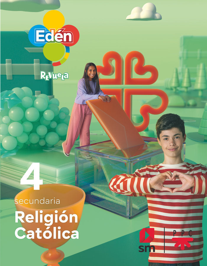 Religión católica. 4 Secundaria. Edén. Revuela | Varios autores | 9788498565041 (SM) Imagen principal del producto